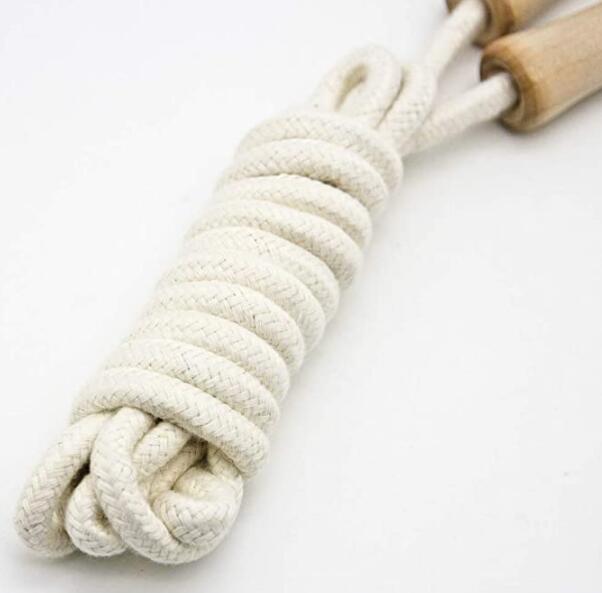 Algodón de algodón trenzado de madera de madera Rope para niños