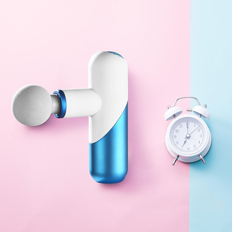 Mini pistola de masaje de dos colores