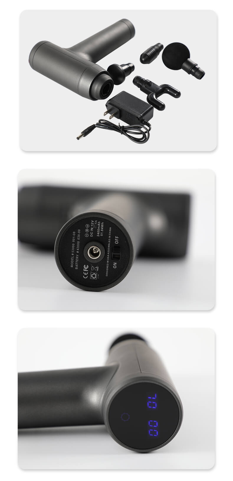 Pistola de fascia del motor de cepillo