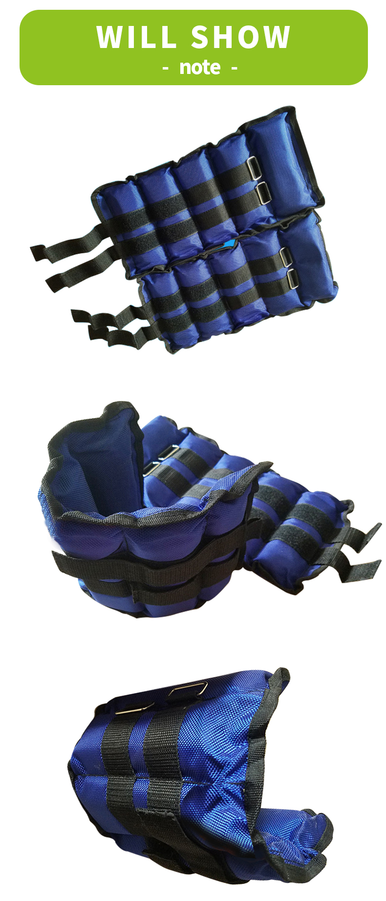 Pesas de tela de oxford ajustables