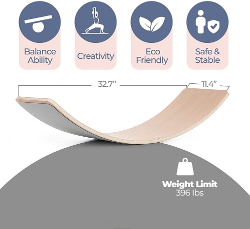 Tablero de equilibrio de madera mayorista para niños y adultos