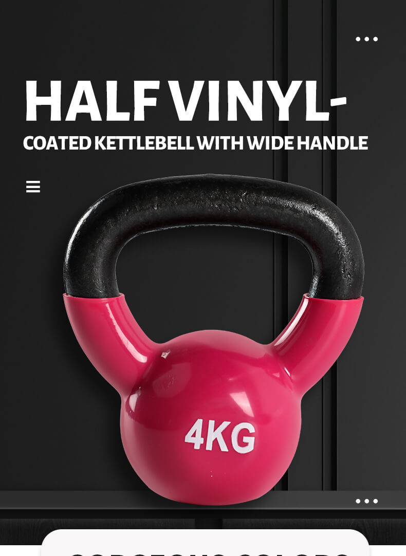 Kettlebell recubierta de goma