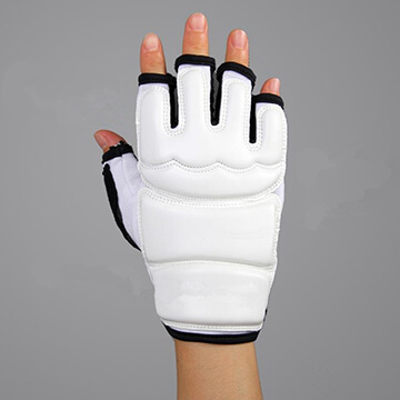 Guantes de boxeo de medios dedos / guantes de taekwondo