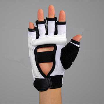 Guantes de boxeo de medios dedos / guantes de taekwondo Guantes de boxeo de medios dedos / guantes de taekwondo