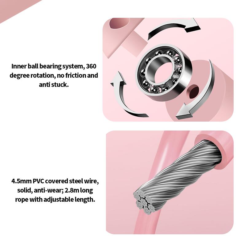 Proveedor de cuerda de salto de conteo de color macarrón