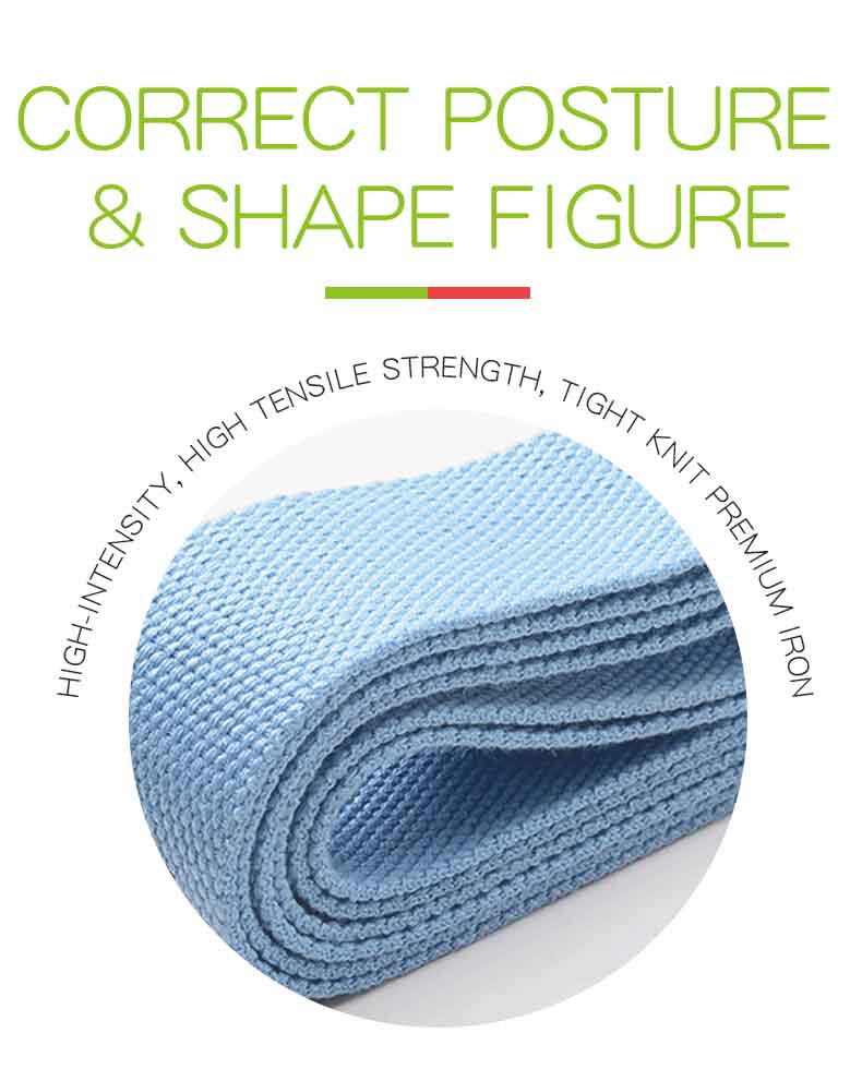 Banda de yoga de yoga no elástica al por mayor con hebilla Banda de yoga de yoga no elástica al por mayor con hebilla