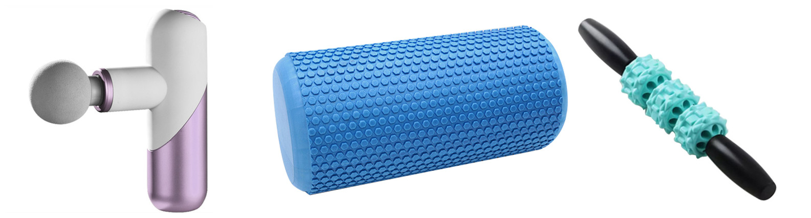 Herramientas de masaje: Gun de masaje contra rodillo de espuma vs Massage Stick