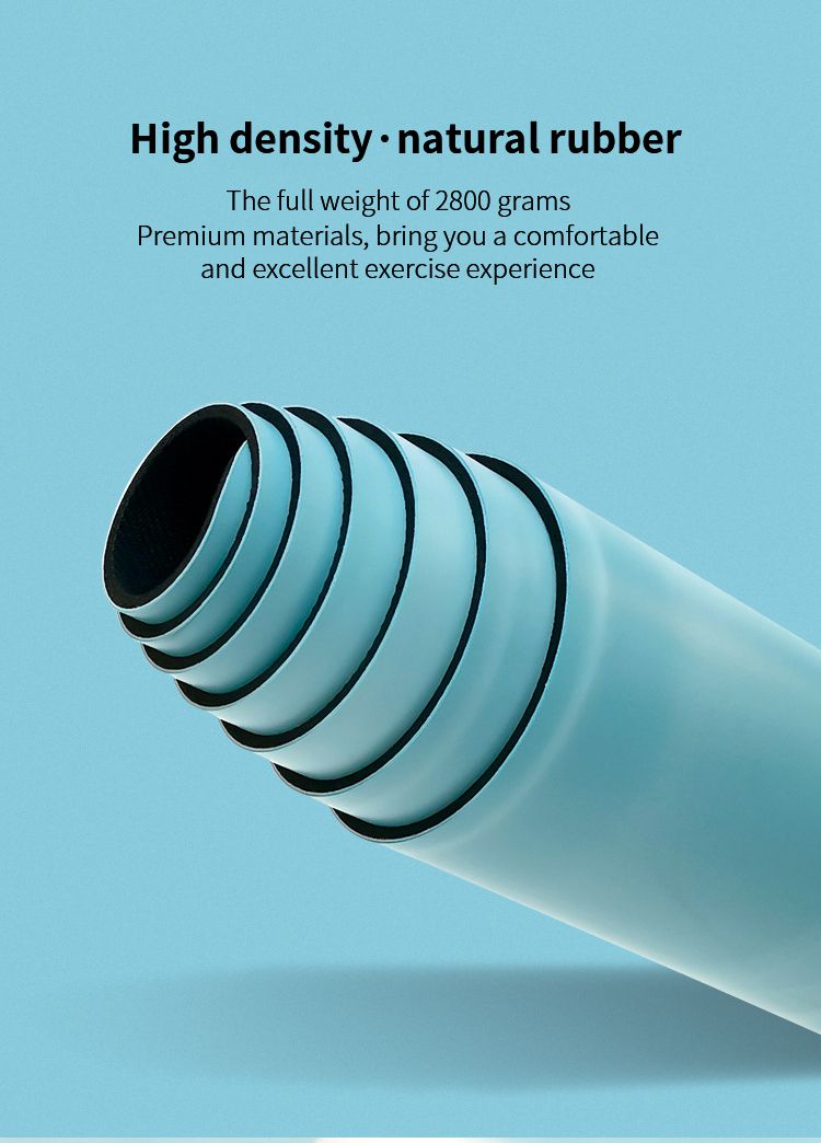 Matera de yoga de goma natural colorida