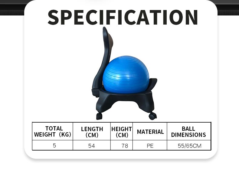 Silla de bola de yoga