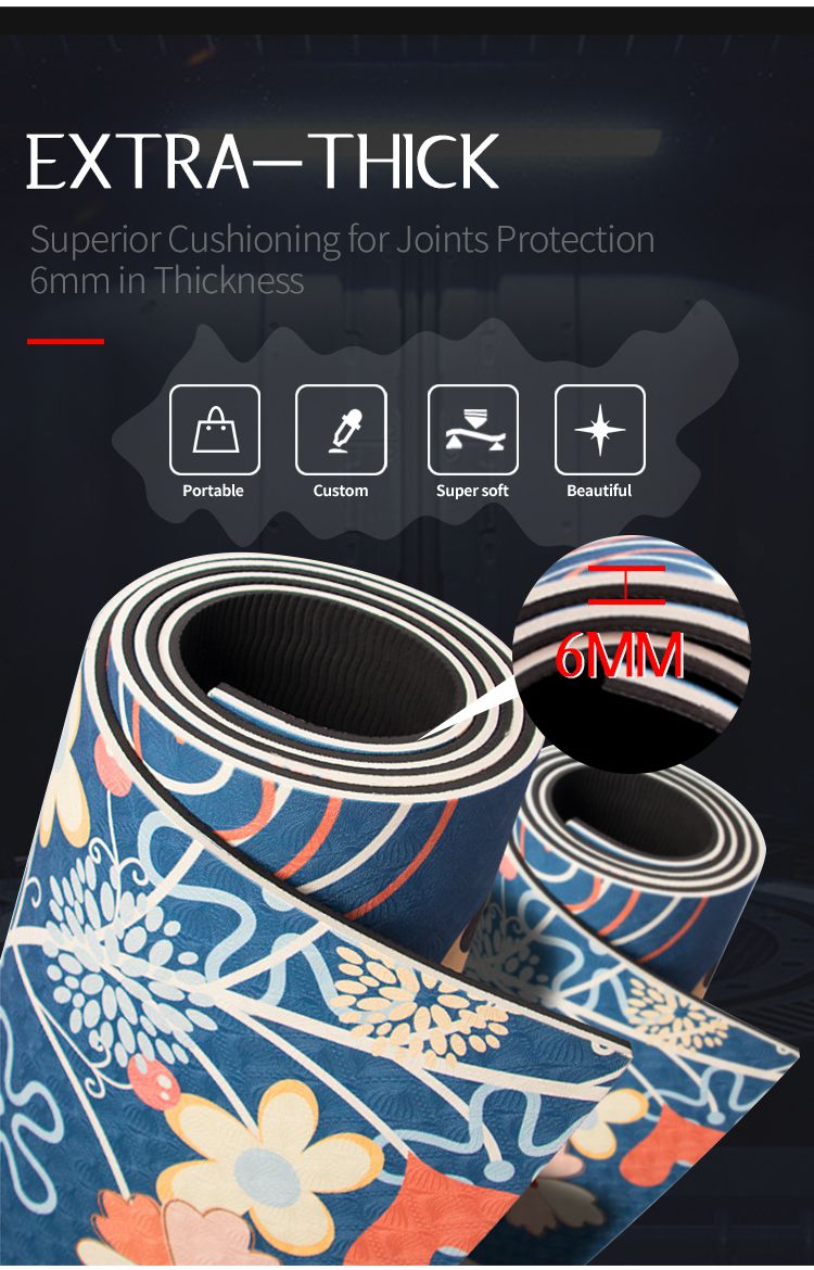 Estera de yoga impresa Estera de yoga impresa