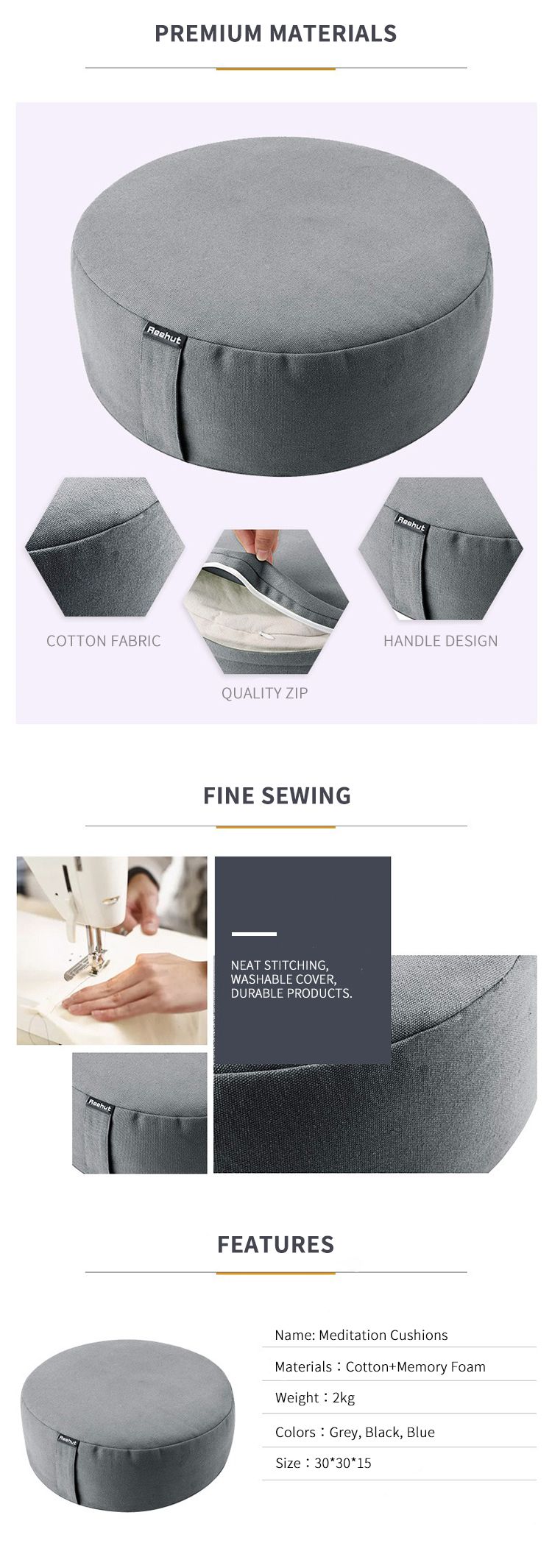 Cojín de meditación Cojín de meditación