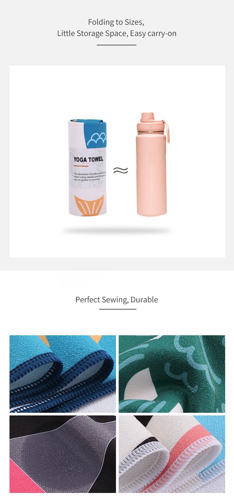 Toalla de yoga impresa Toalla de yoga impresa