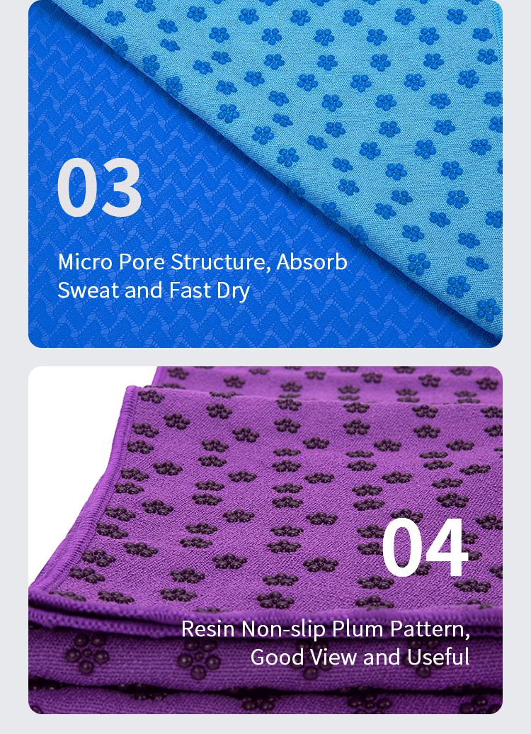 Toalla de estera de yoga Toalla de estera de yoga
