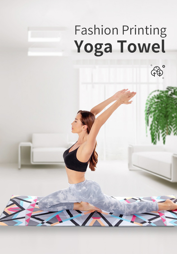 El material de la toalla de yoga
