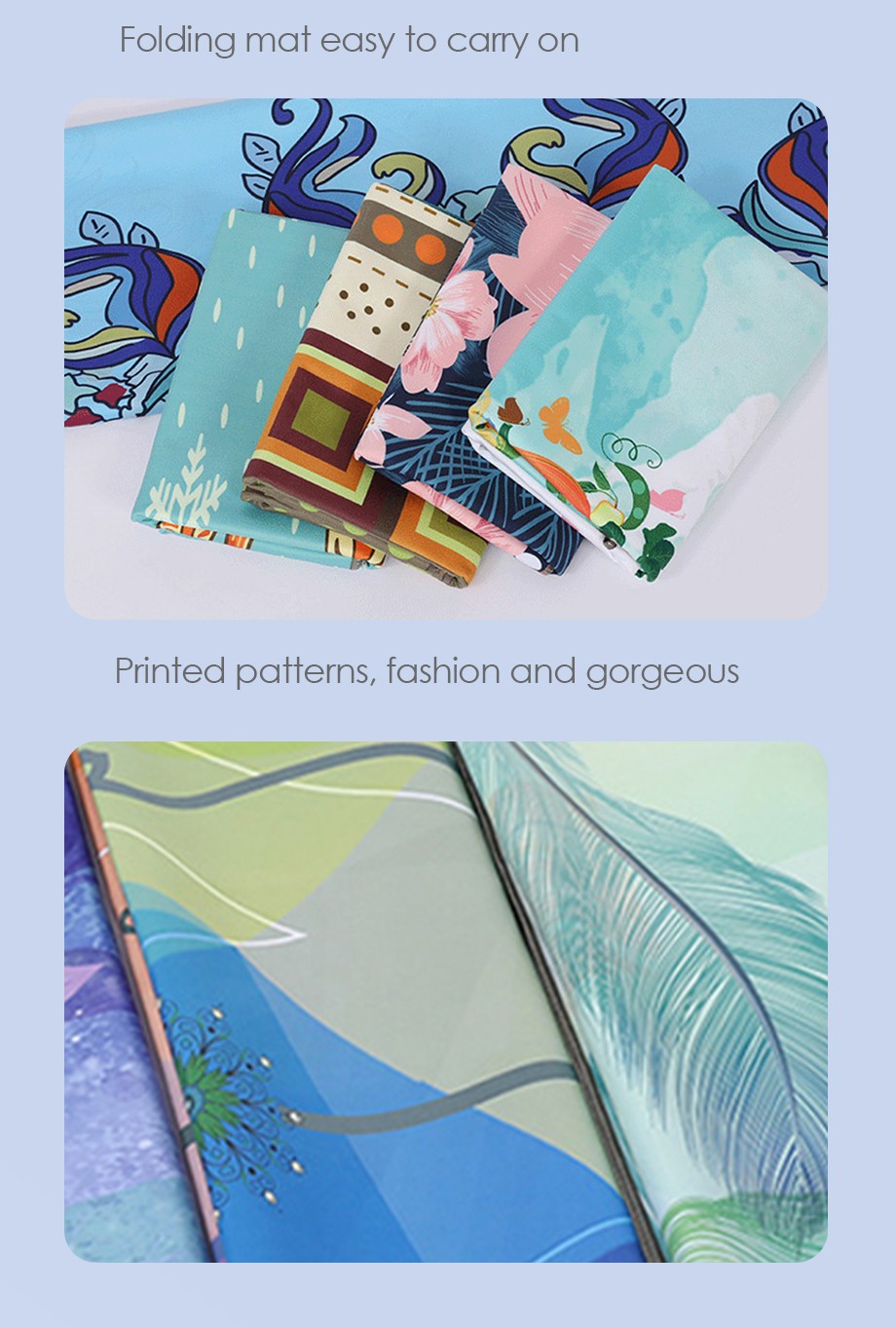 Toalla de yoga de microfibra