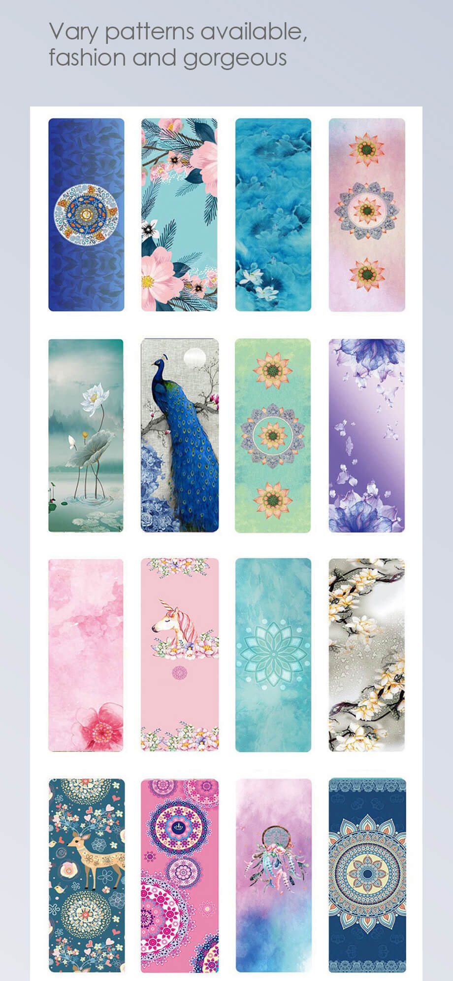 Toalla de yoga no deslizante portátil