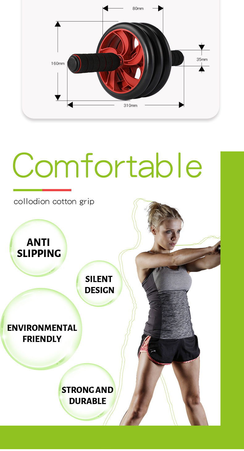 Ejercicio abdominal AB Roller para hombres y mujeres