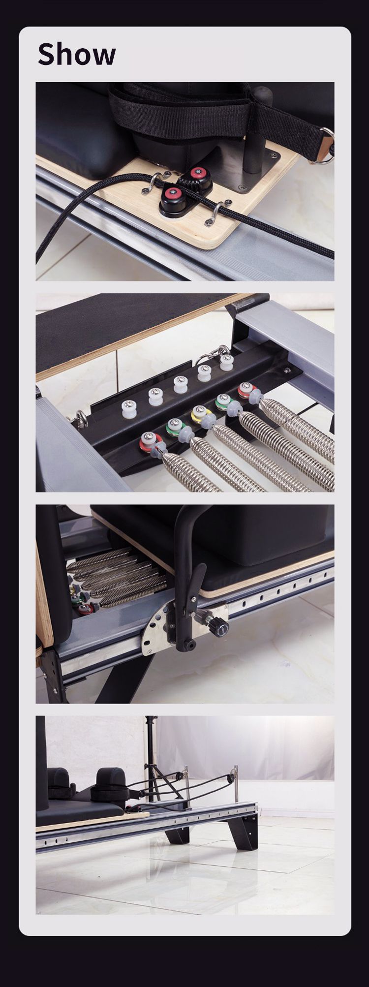 Cama de aleación de aluminio Pilates Core Bed Cama de aleación de aluminio Pilates Core Bed