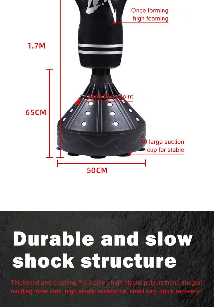 Mochila de boxeo humanoide de pie Mochila de boxeo humanoide de pie