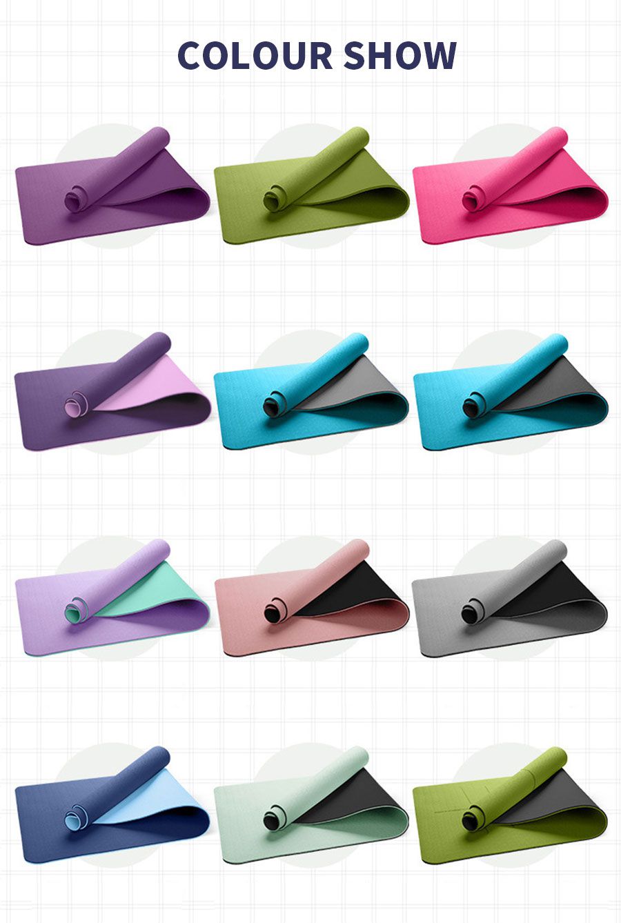 Esteras de ejercicio de colgantes premium