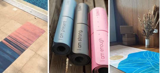 diseño de estera de yoga