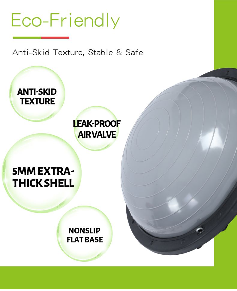 Bosque bosu con bandas de resistencia