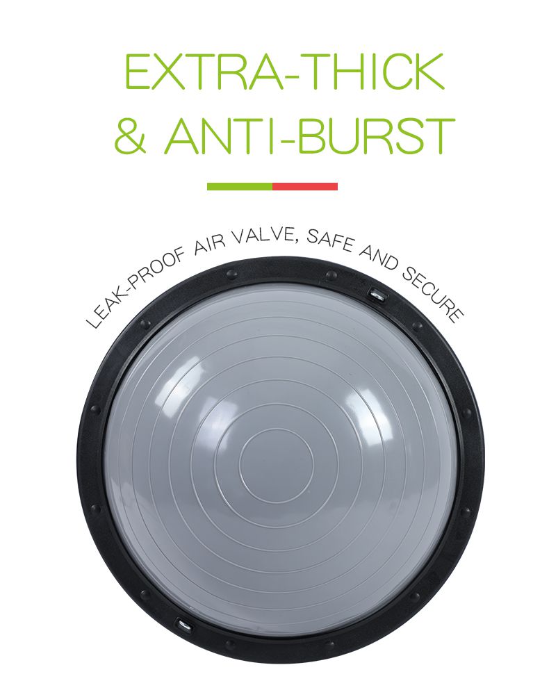 Bosque bosu con bandas de resistencia