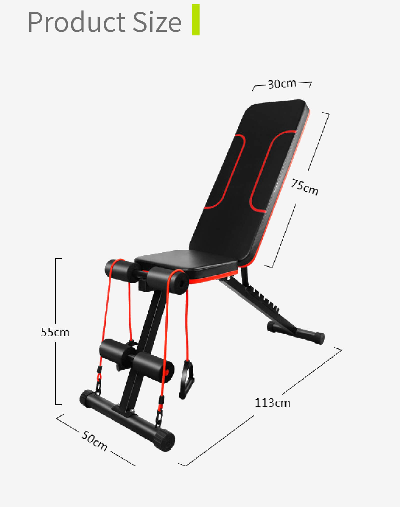 Banco de entrenamiento plegable