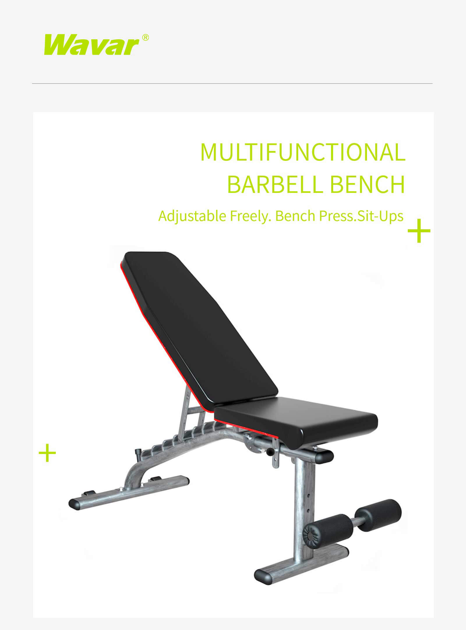 Banco de peso ajustable