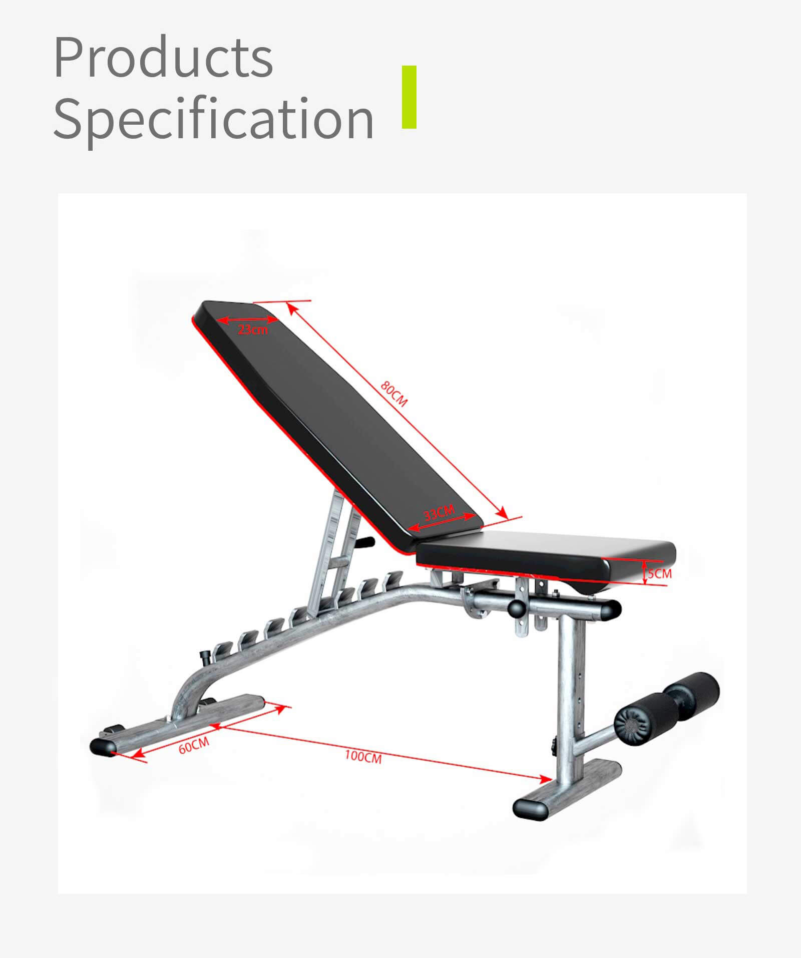 Banco de peso ajustable