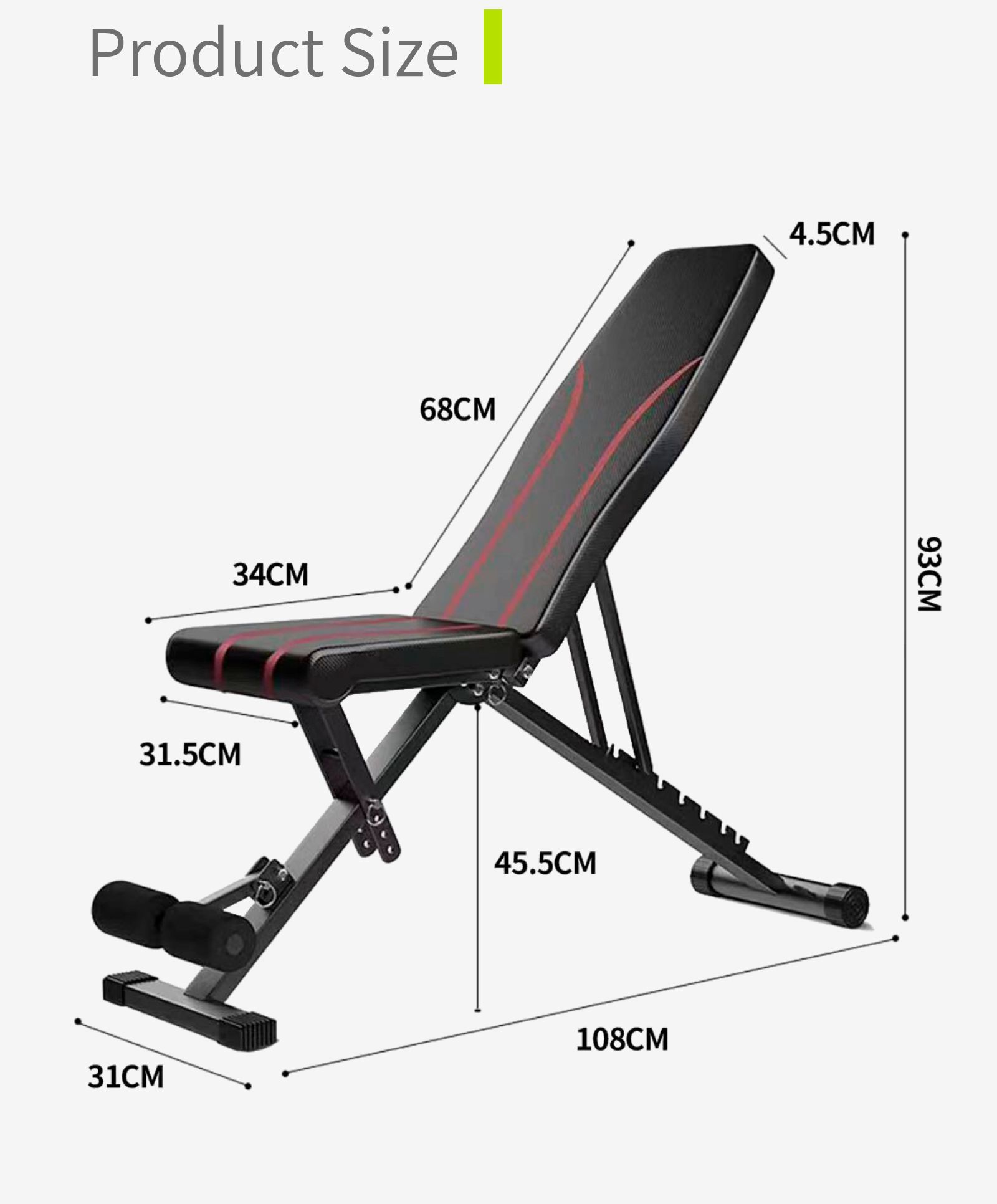 Silla romana ajustable multifuncional Silla romana ajustable multifuncional