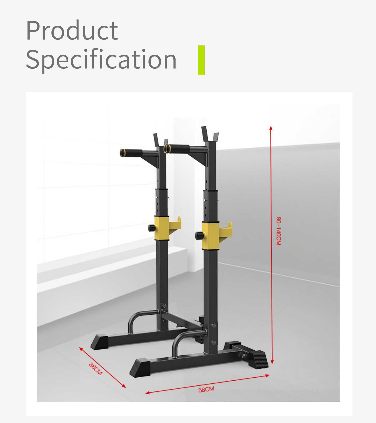 Estante de sentadilla multifuncional