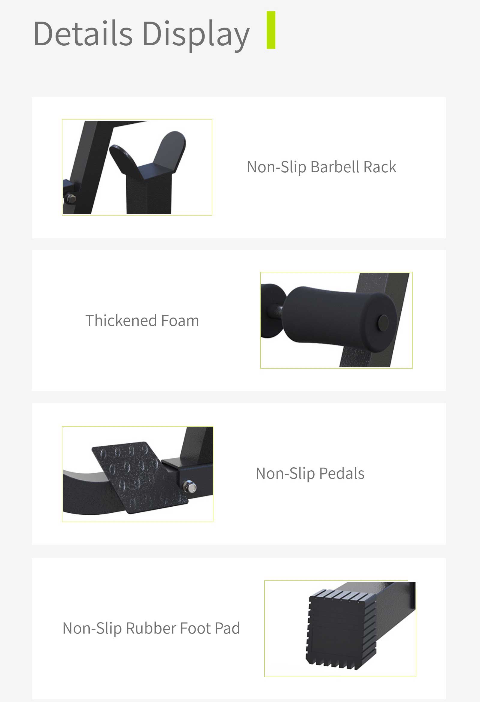 Estante de entrenamiento de bíceps multifuncional Estante de entrenamiento de bíceps multifuncional