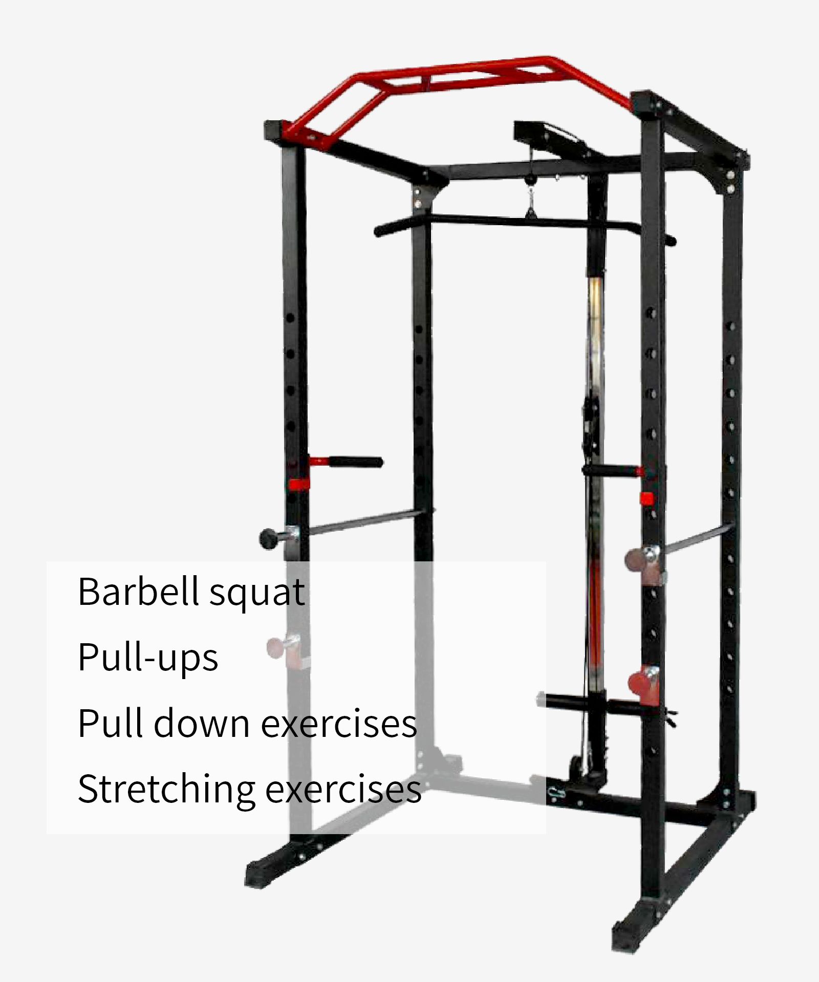 Estante para sentadillas para el hogar