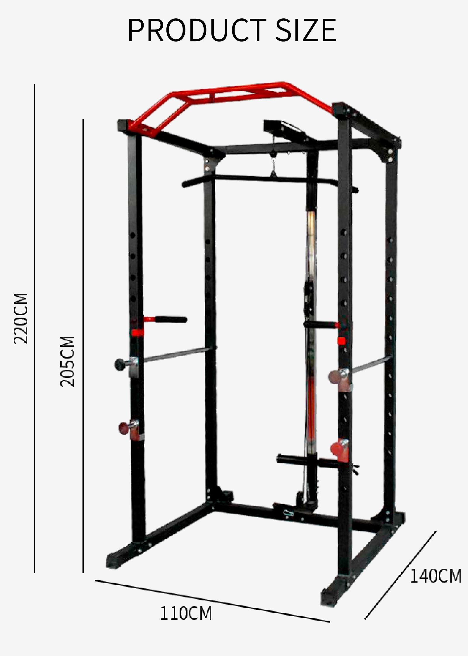 Estante para sentadillas para el hogar