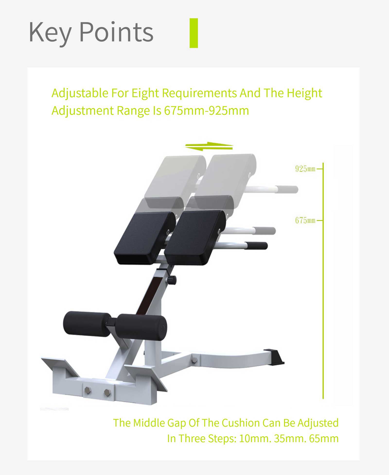 Banco de extensión de retroceso multifuncional Banco de extensión de retroceso multifuncional