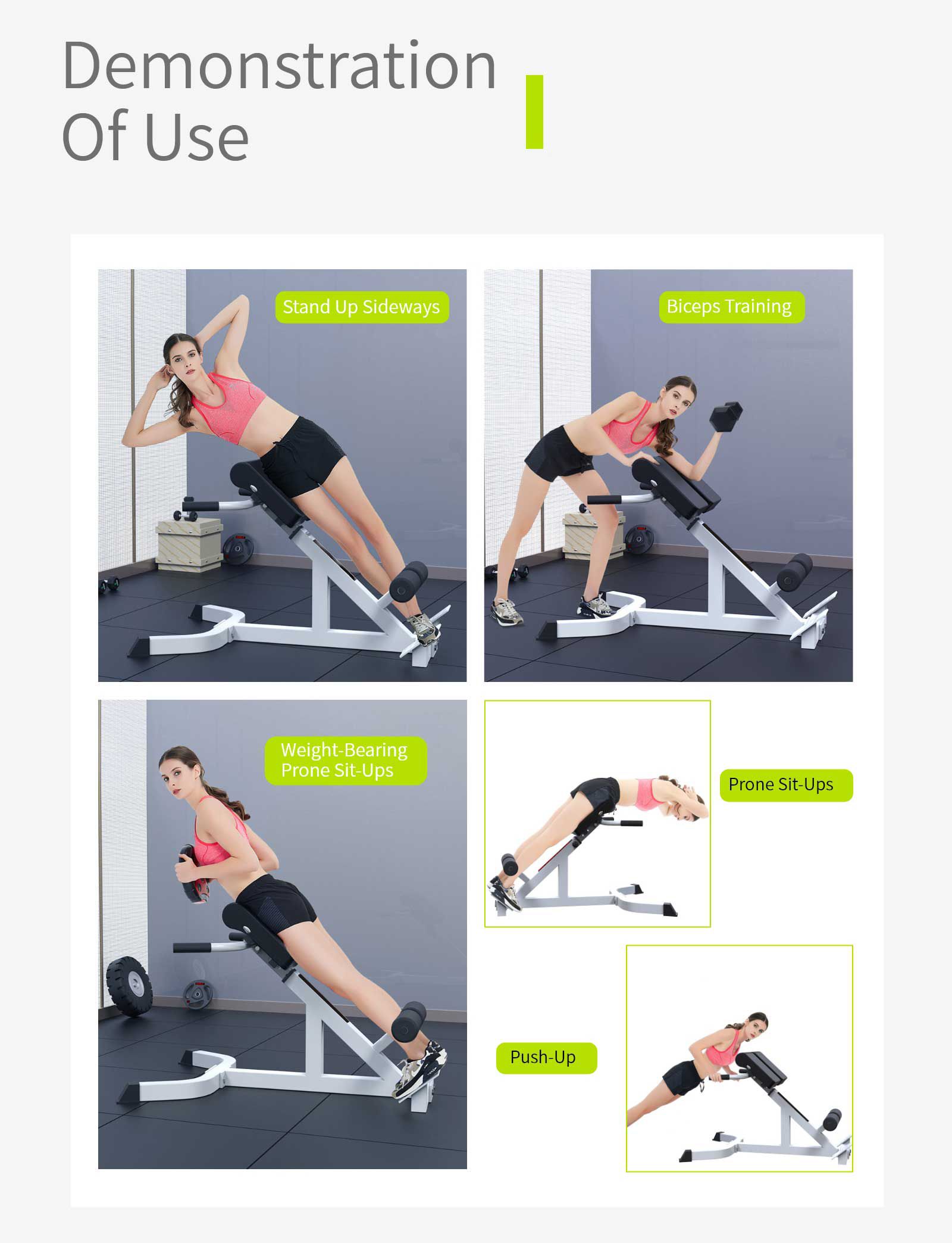 Banco de extensión de retroceso multifuncional Banco de extensión de retroceso multifuncional