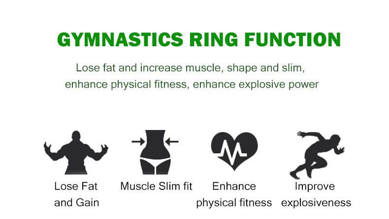 Anillos de gimnasia de bird fitness anillos de gimnasio