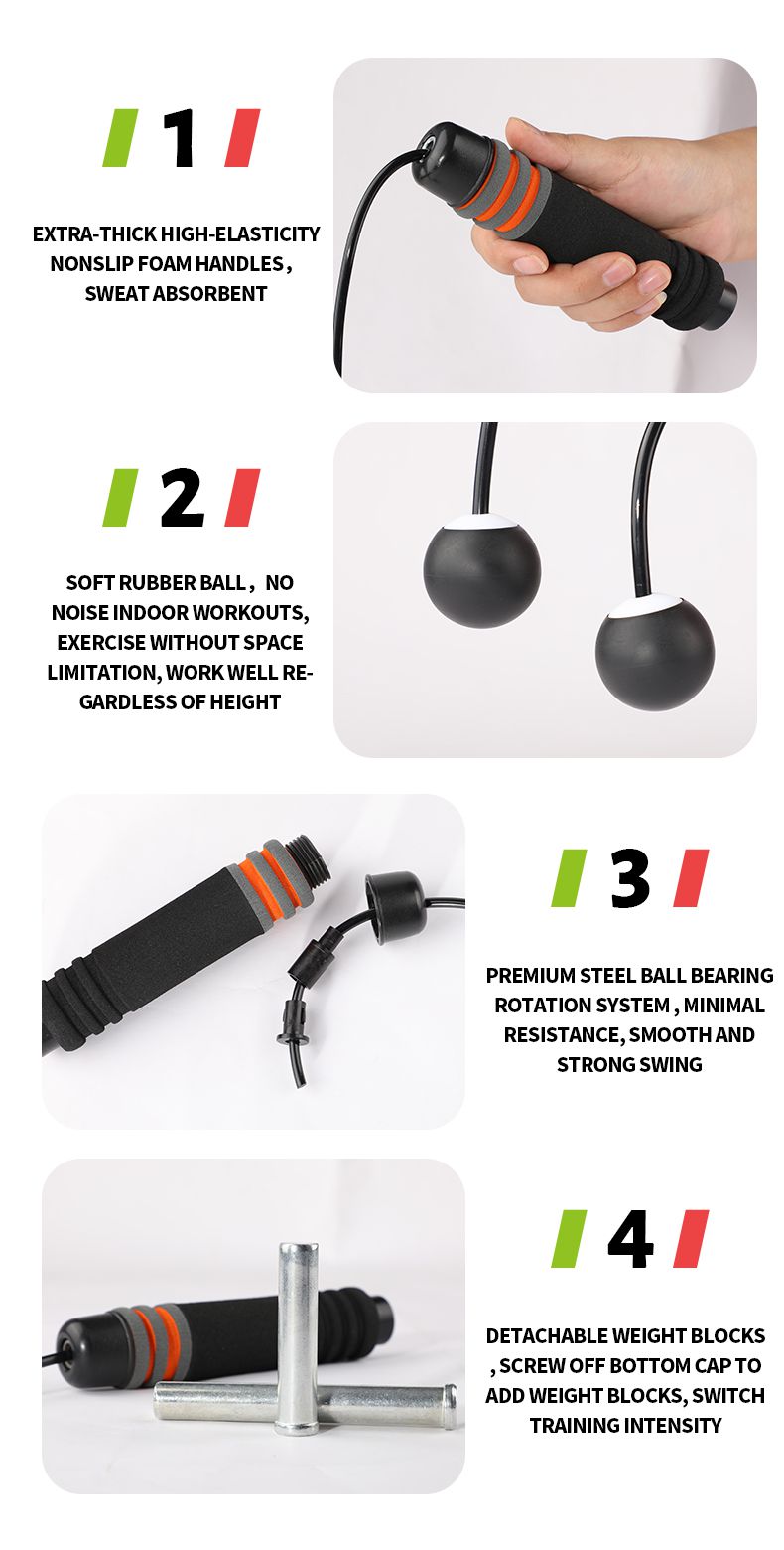 Cuerdas al por mayor de alambre de acero de acero con dos bloques ponderados de fábrica