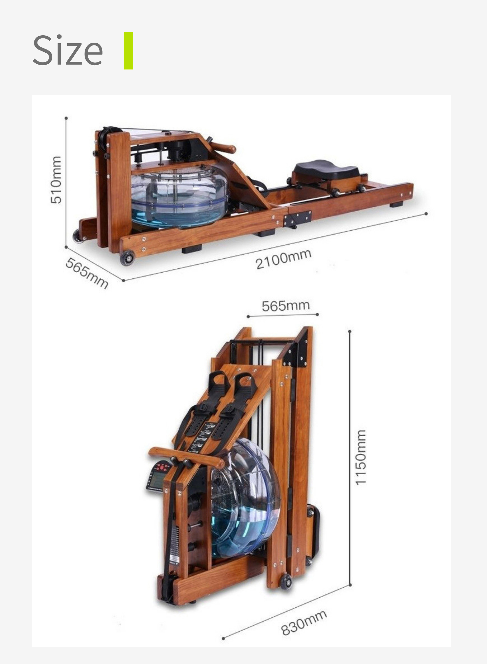 Máquina de remo de agua Máquina de remo de agua