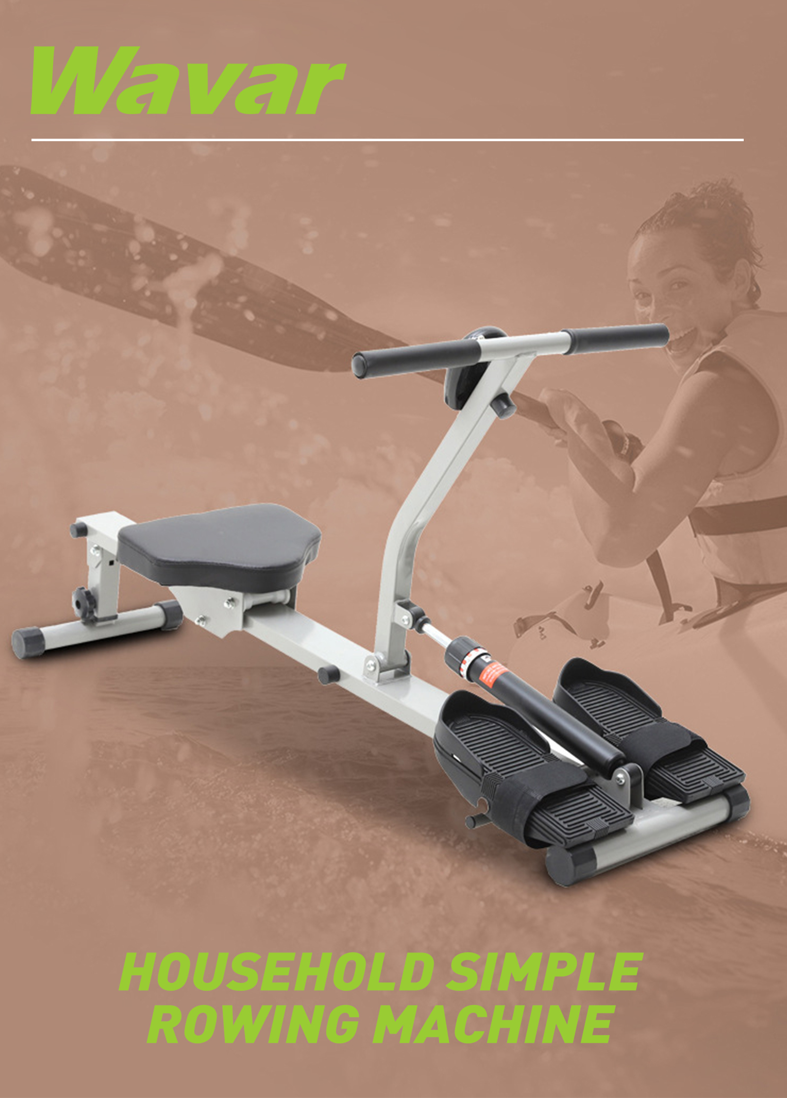 Máquina de remo hidráulico doméstico Máquina de remo hidráulico doméstico