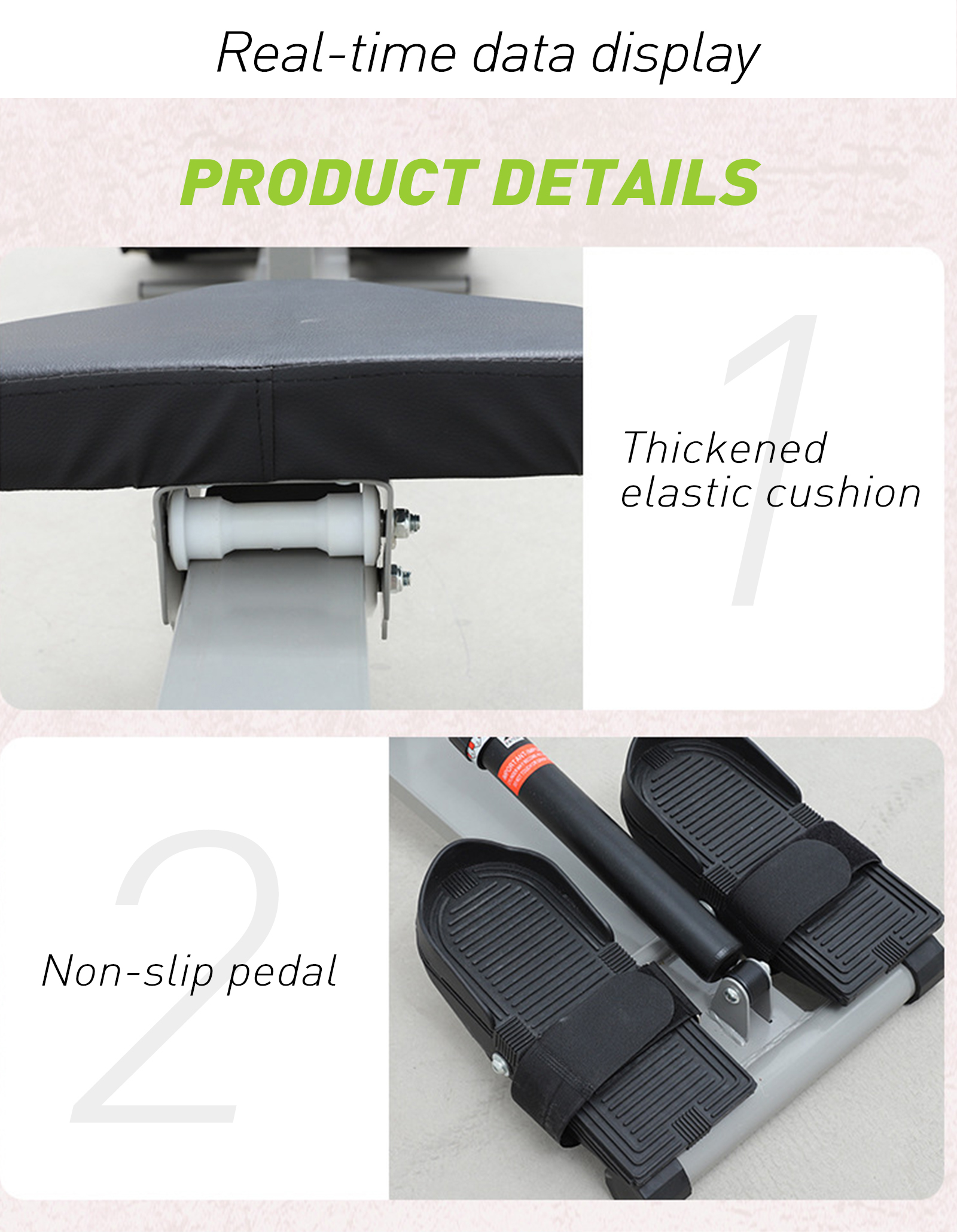 Máquina de remo hidráulico doméstico Máquina de remo hidráulico doméstico