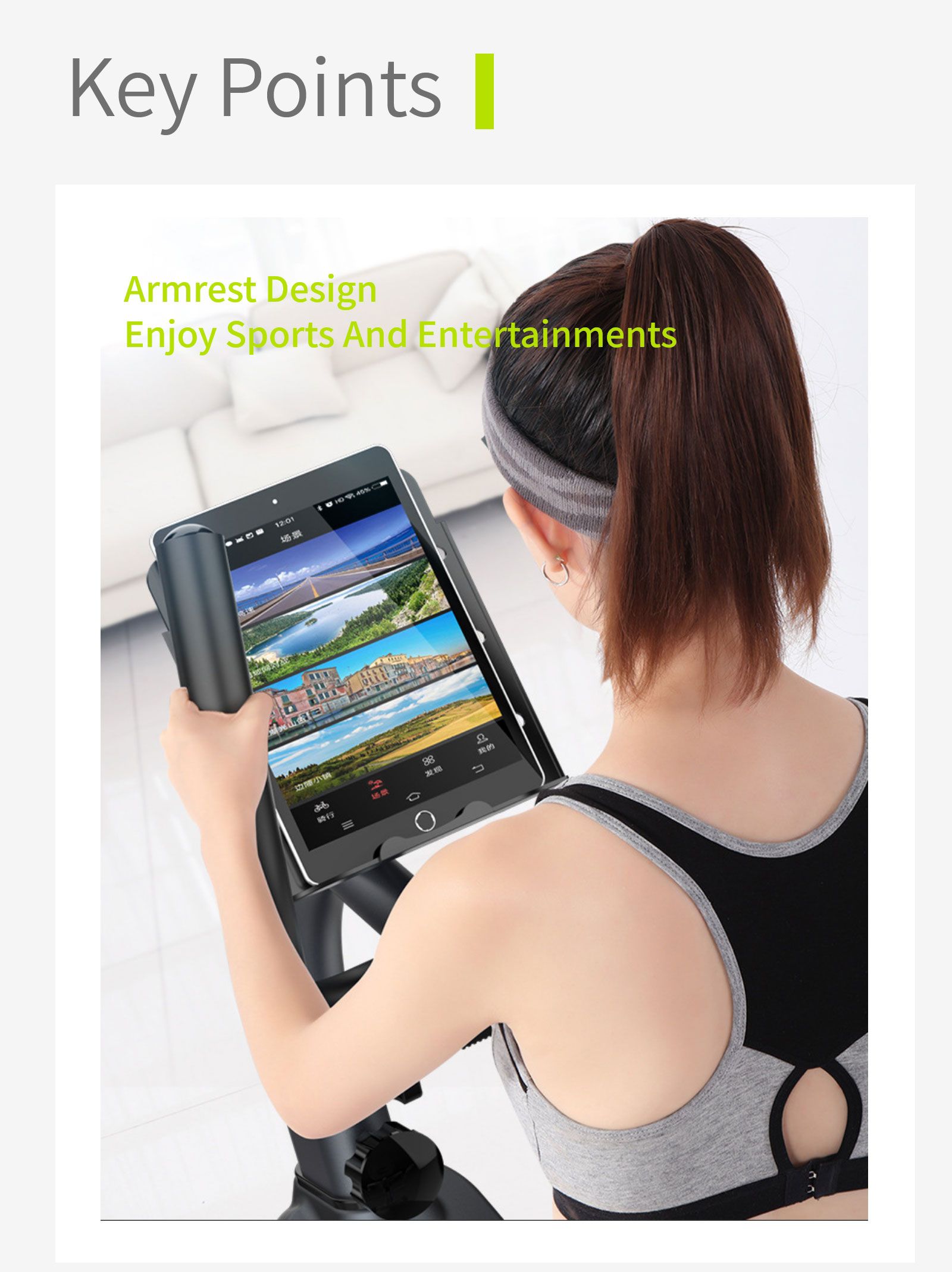 Bicicleta de ejercicios reclinada en el hogar Bicicleta de ejercicios reclinada en el hogar