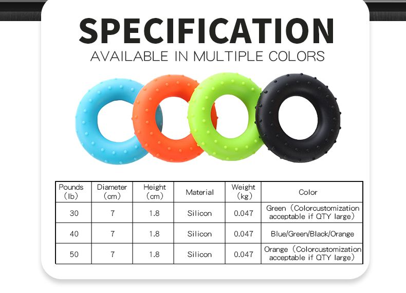 Anillo de entrenamiento de agarre de goma Tennikoit