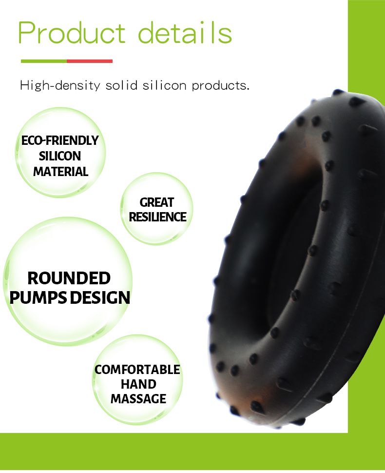 Anillo de entrenamiento de agarre de goma Tennikoit