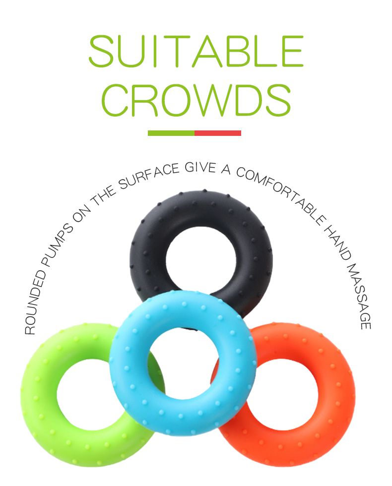 Anillo de entrenamiento de agarre de goma Tennikoit