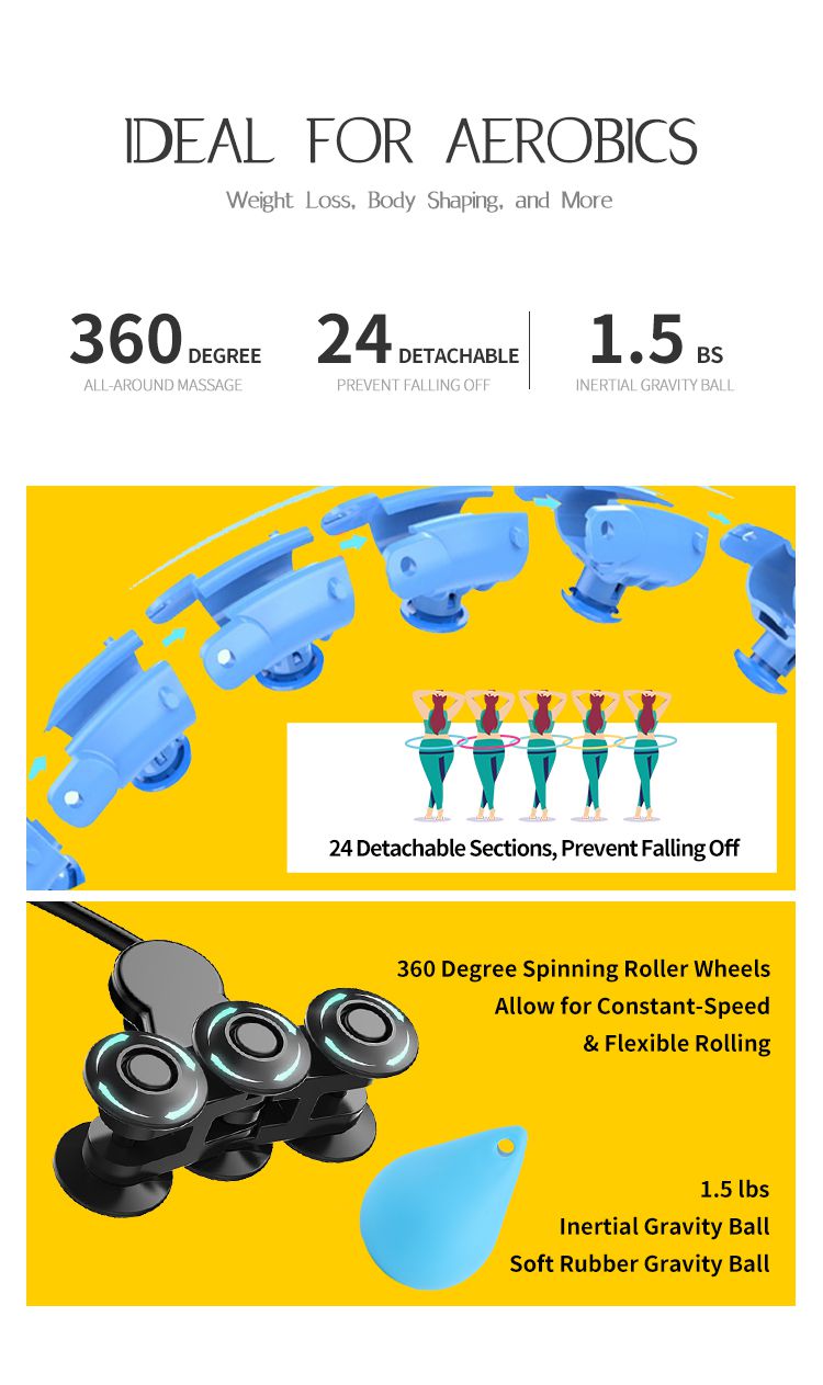 Hula hoop de pesas inteligentes Hula hoop de pesas inteligentes