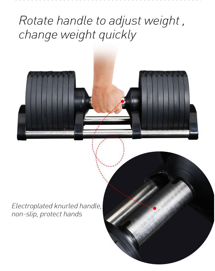 Pesa ajustable de hierro fundido