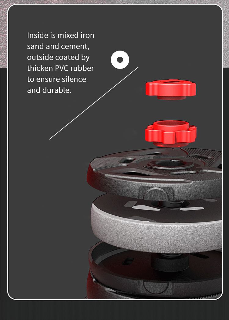 Barra de pesas de cemento y hierro de cemento ecológico