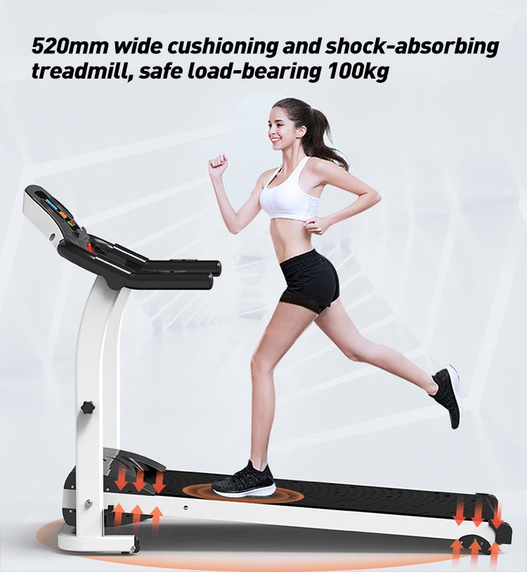 Cinta de correr plegable en el hogar